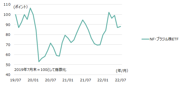 ブラジル株、ETF